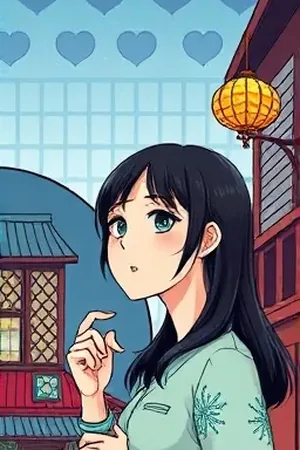 糖霜纪年甜品铺橱窗场景的封面
